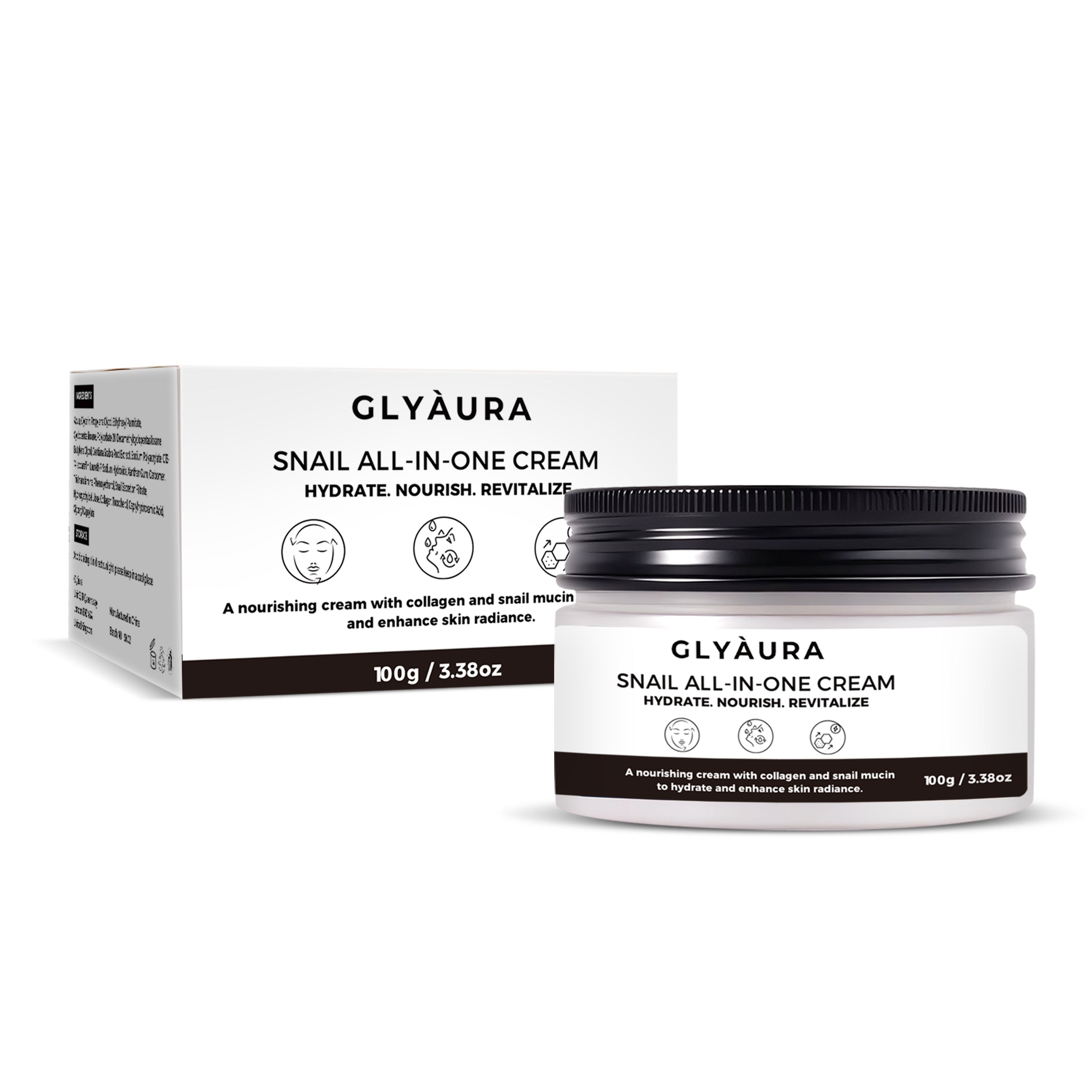 Snail All In One Cream – Snail Mucin & Collagen Moisturiser
